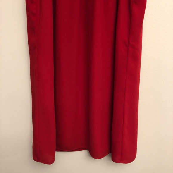 Le Chateau Red Sleeveless Blouse, Size XXS - Picture 3 of 9